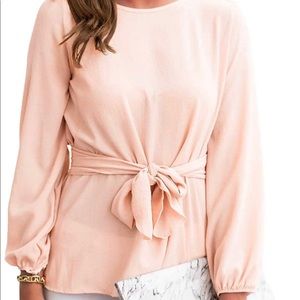 Light pink blouse